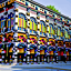 Walking building · low-resolution stage 1 · stage1 0 steps20