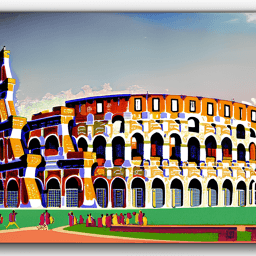Colosseum · upsampled stage 2 · stage2 1 steps20